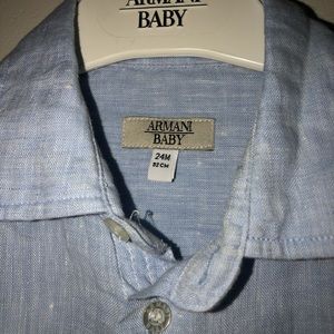 Armani Baby Linen Dress Shirt